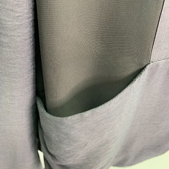 Silence + Noise Blazer Small Kimono Open Front Blazer Gray Lightweight - Picture 5 of 11